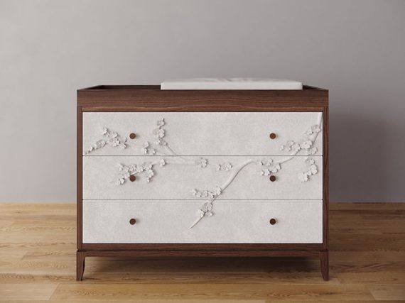 Maela Applique Cherry Blossom Dresser