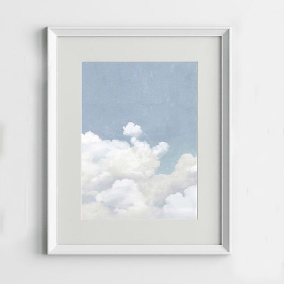 Vintage Cloud Print