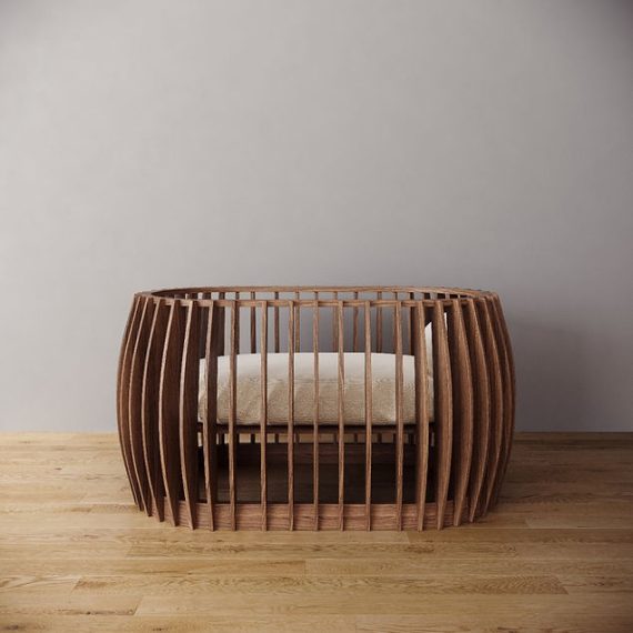 Gustavian Oval Cot
