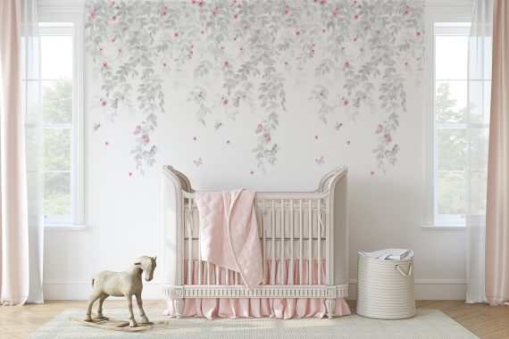 falling flowers Fairy wallpaper