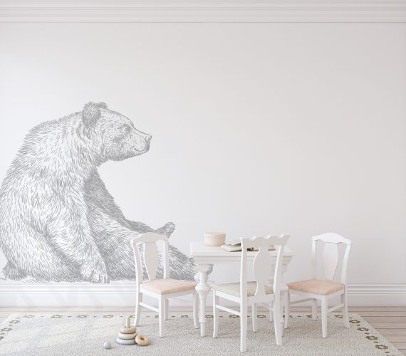 Thinking Bear wallpaper