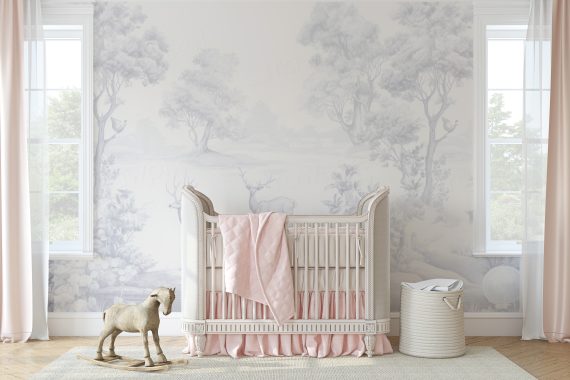 Toile Forest Wallpaper